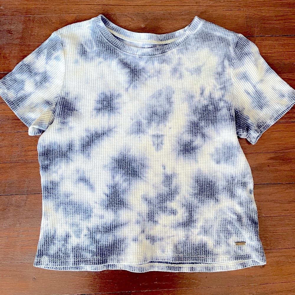 Hollister womens juniors crop top tie dye
